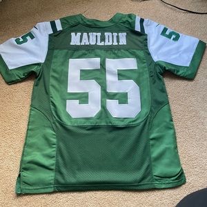 New York Jets NFL Lorenzo Mauldin #55 Short Sleeve V-Neckline Nike Jersey Sz 48